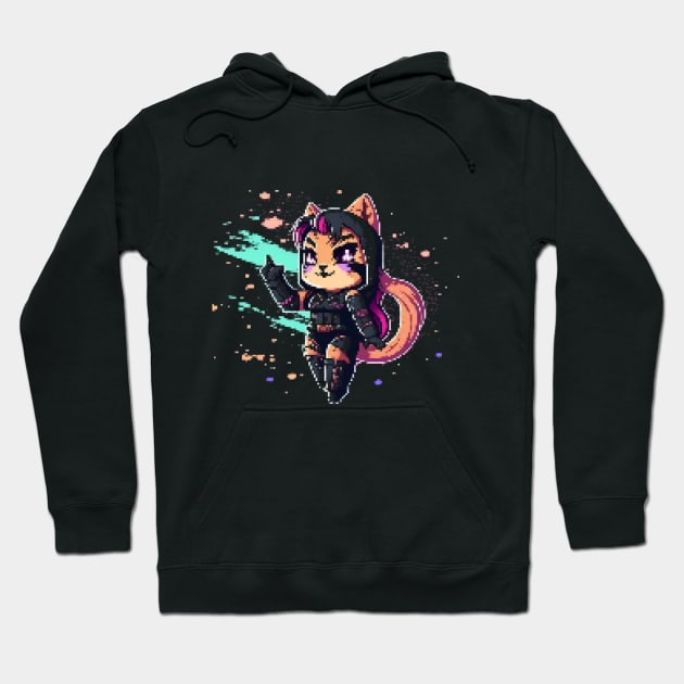 Reyna Cat Hoodie by Pixel-Eye